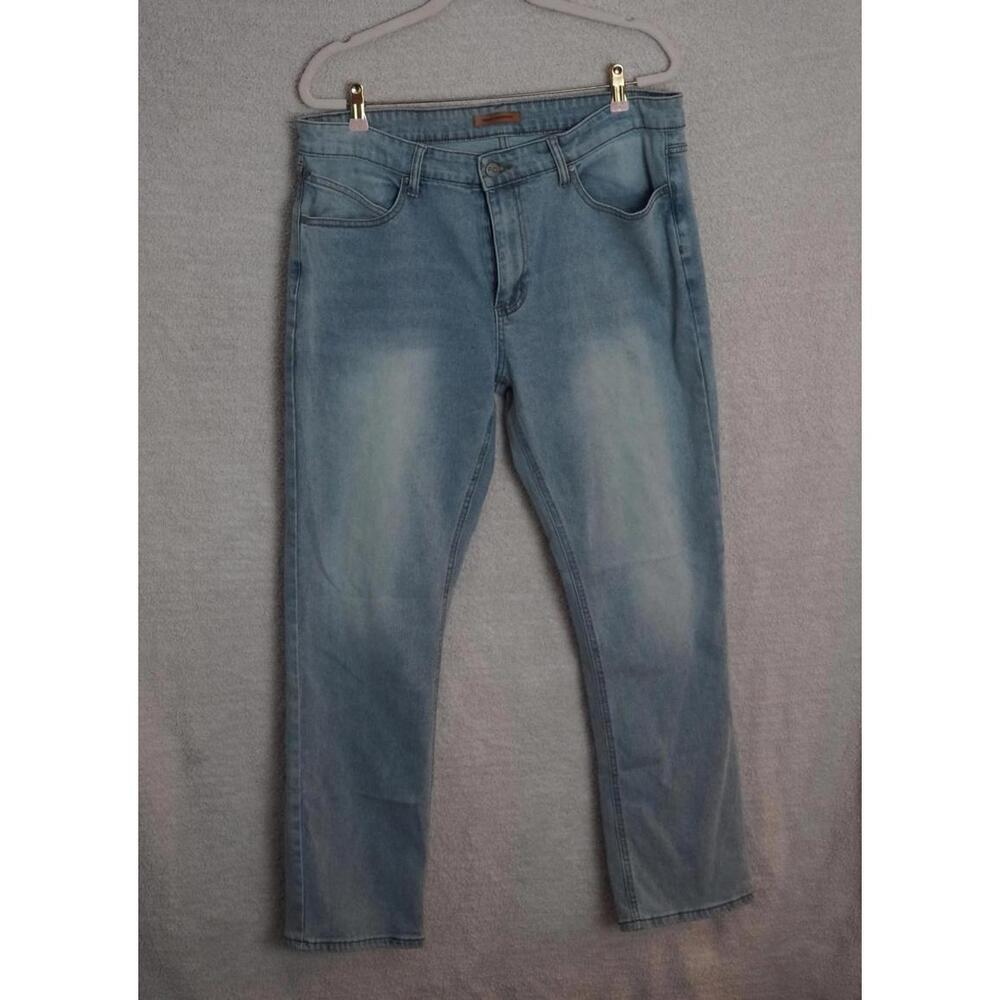 French Connection Men's Light Wash Casual Pants W34 L32